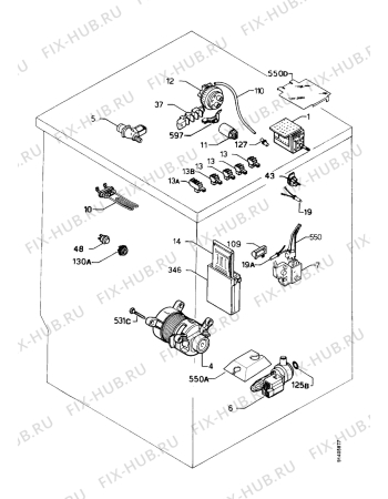 Взрыв-схема стиральной машины Zanker CF2065 - Схема узла Electrical equipment